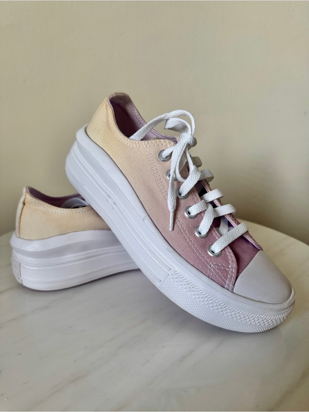 Converse Chuck Taylor All Star Move Platform, Ombré Pink, Size 7